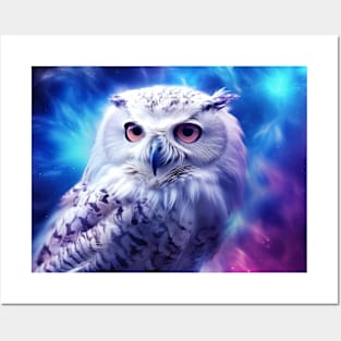 Owl Animal Bird Majestic Wilderness Surrealist Posters and Art